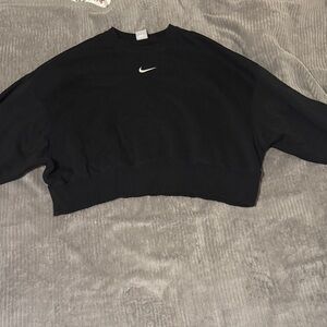 Nike Women's Black Crew Neck Sweater
